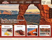 Tablet Screenshot of moabadventurecenter.com